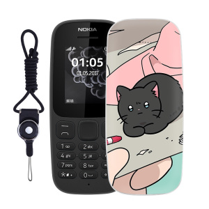 诺基亚105手机壳2017/2019版硅胶诺基亚105新ss卡通定制男女防摔创意动漫保护套