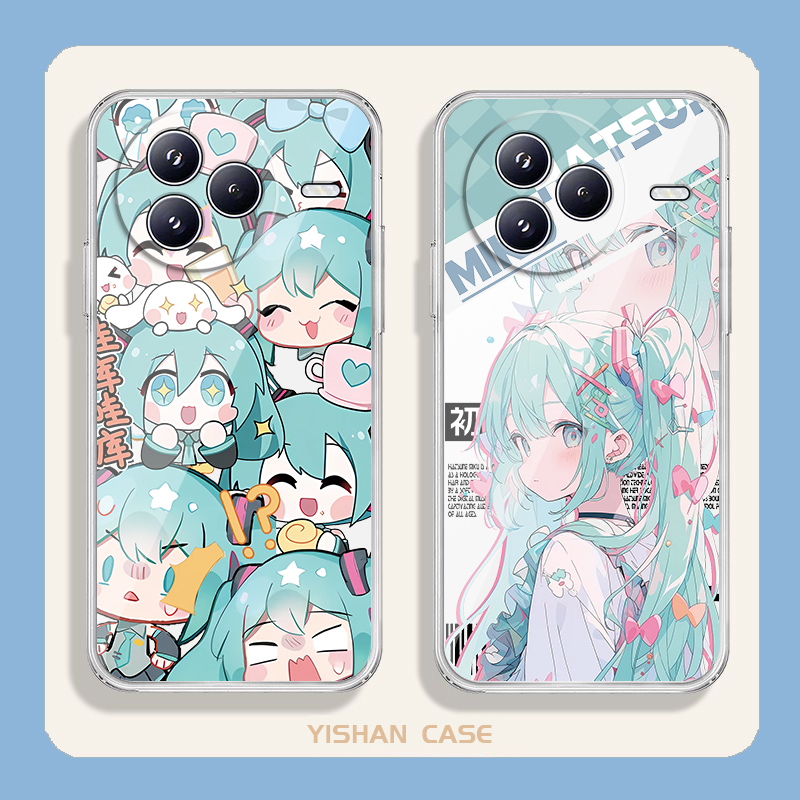 适用于小米civi5 pro手机壳卡通二次元初音civi4 pro情侣款civi3 pro简约复古风全包防摔创意ins风定制保护套