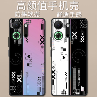 创意炫酷赛博朋克k13turboPro全包防摔高颜值定制保护套ins Turbo手机壳PLE110卡通印花集时尚 适用于OPPO K13