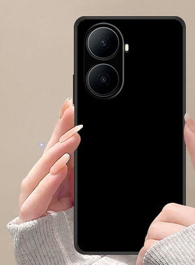 适用于华为智选WIKO Hi畅享80Plus手机壳SNP-AN00时尚简约黑色软壳创意全包防摔男女款定制保护套ins风