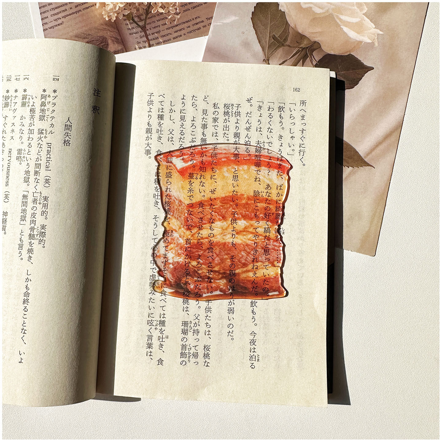 原创可爱精致红烧肉书签学生透光亚克力高颜值阅读标记透卡文具,文具电教/文化用品/商务用品,书签,淘宝优惠券,粉丝福利购,淘宝优惠卷