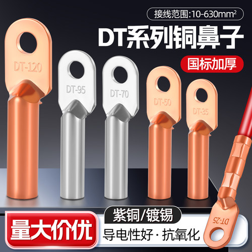 铜鼻子铜接头接线端子