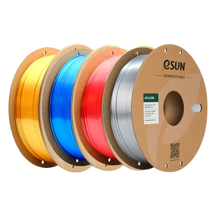 易生eSUN 3D打印机耗材PLA丝绸silk金属仿金属彩虹渐变FDM材料1.75mm 1KG适用于拓竹创想等打印机