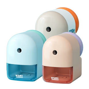 晨光手摇卷笔刀小学生专用转笔刀自动进铅削笔刀素描儿童铅笔削笔器幼儿园彩铅旋绞刨笔机大口径小型男生女孩