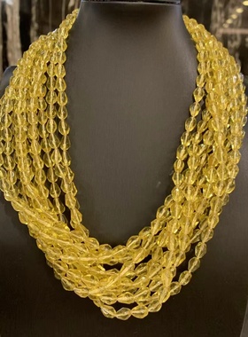 欧美款 金色琉璃项链多层 清仓 清完无补