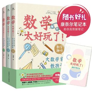 大数学家教孩子这样解题共3册 数学太好玩了