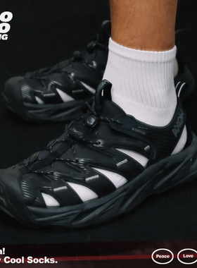 JIOJIOLIKING乔乔莱肯 男女士薄款袜子10A抗菌纯棉中筒男袜