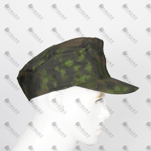 【独家新品】德军精英雾边迷彩野战帽模糊边缘迷彩M43帽子