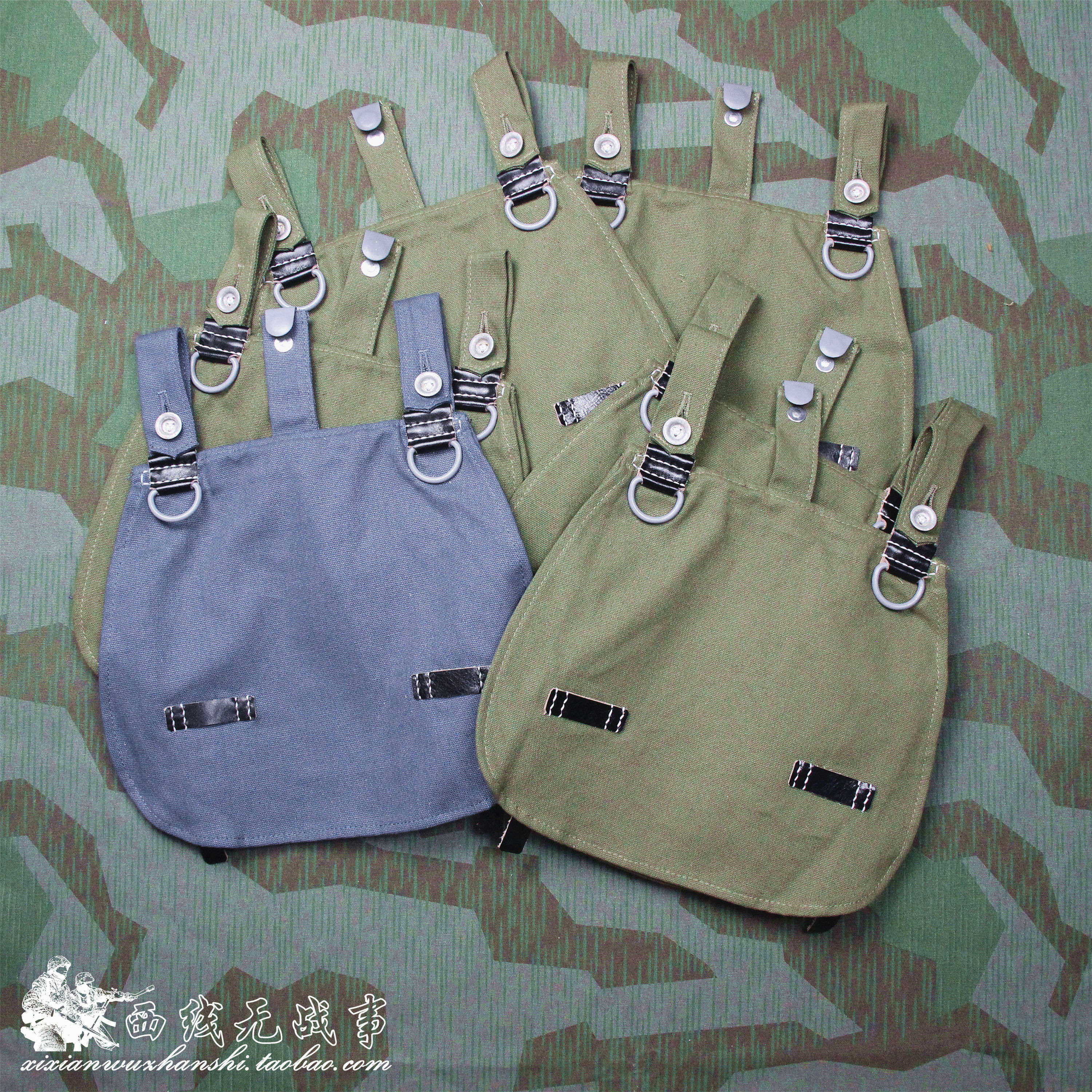 【顶及复刻】德军M31面包袋 M40干粮包 杂物包 挎包Breadbag 31