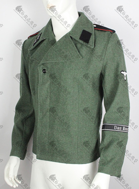 德军精英突击炮兵夹克原野灰色毛呢坦克兵制服 突击炮基础套装