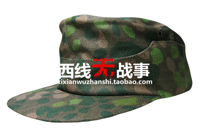 德军m43迷彩野战帽 豌豆迷彩山地帽 DOT44迷彩便帽