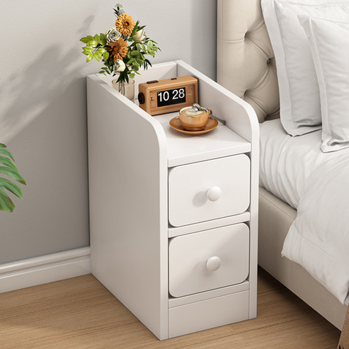 超窄20cm床头柜夹缝置物架卧室简约现代床边储物柜简易收纳小柜子