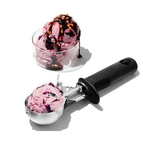 美国OXO 冰淇淋勺加厚不锈钢挖球器 水果雪糕挖勺冰激凌挖球勺子