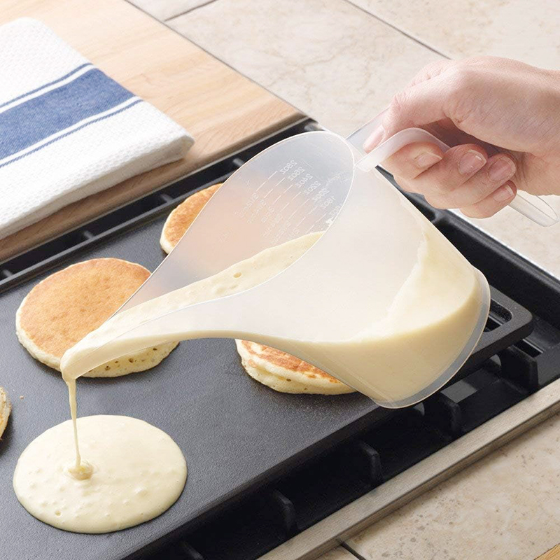 美国 Norpro 漏斗水壶 烘焙倾倒杯多功能量杯面糊杯无滴漏 900ml