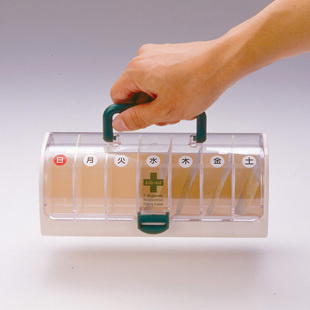 日本原装进口Shinko 家庭常用药医药箱 便携药盒 药物药品收纳盒