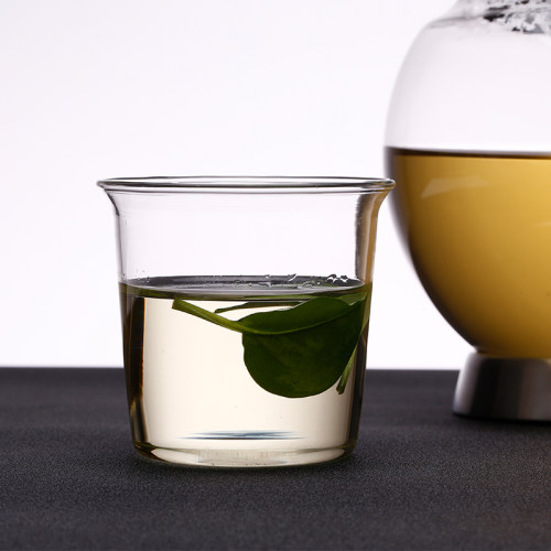 日本进口Kinto CAST耐热玻璃杯绿茶杯 日式设计圆润杯口 180ml