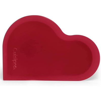 加拿大Cuisipro 红色爱心硅胶刮刀 烘焙用碗刮板搅拌蛋糕刮花器
