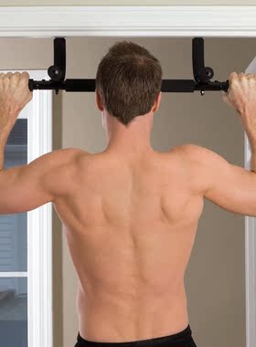 美国ProSource重型简易门框引体向上练习器 单杠健身吊杆器材家用