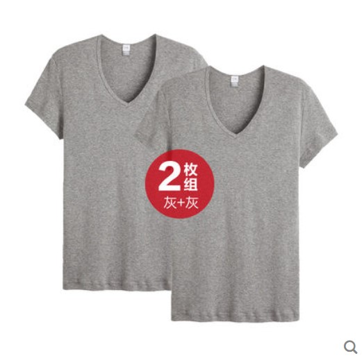 三枪短袖全棉男士汗衫