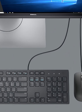 原装联保戴尔Dell KB216巧克力键盘MS116鼠标键鼠套装正品黑白色