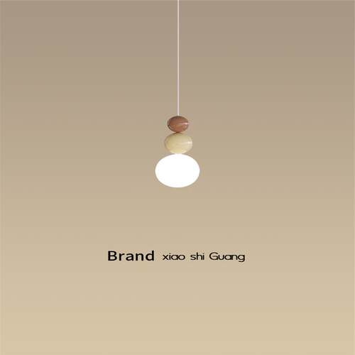 法式中古网红卧室床头吊灯现代简约电视背景墙高级感奶油小吊线灯