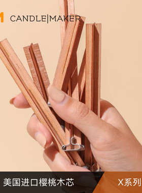 美国进口X系列THE WOODEN WICK 十字木芯DIY香薰蜡烛材料套装新品