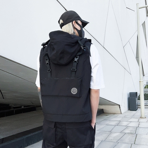 2025春夏新款宽松工装连帽马甲背心男潮流炸街帅气外套 MJ67 P125图片