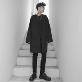 秋冬薄款披风暗黑潮牌ins男宽松休闲青年外套发型师服装W88P55，女装短外套，星座101A-3