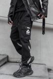 秋冬新款男士休闲小脚裤嘻哈潮修身束脚裤男工装裤K614P75，男装工装外套，星座101A-3