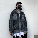 秋冬宽松夹克男士外套潮流炸街潮牌休闲青年衬衫外套W212P85，男装夹克，星座101A-3