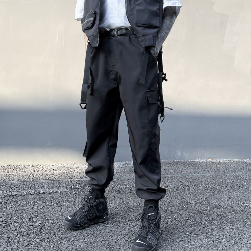 2025春季机能风工装裤男潮流宽松束脚休闲百搭ins长裤K931P105,男装工装外套,星座101A-3