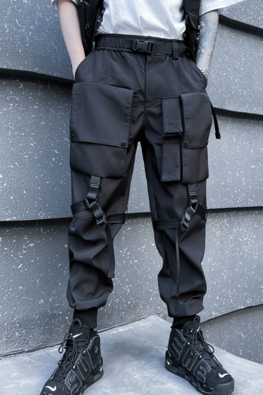 2025春季机能风伞兵工装裤男潮流宽松束脚青少年长裤K958P115,男装工装外套,星座101A-3