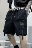 新品夏季男工装短裤日系潮牌炸街宽松五分裤潮流直筒裤DK18P55，男装牛仔裤，星座101A-3