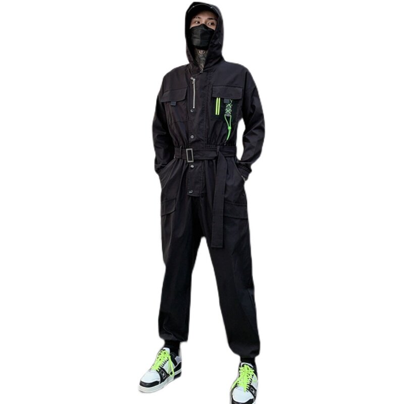 2025春夏工装机能风男士潮牌ins束脚休青春连体裤子K907P125,男装工装外套,星座101A-3