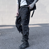 2025春季机能风伞兵工装裤男潮流宽松束脚休闲ins长裤K939P115，男装工装外套，星座101A-3
