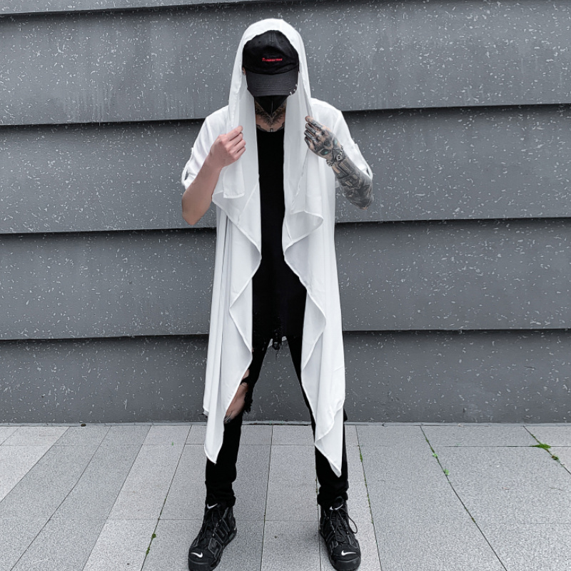 春夏男士薄款宽松衬衫个性潮流演出外套发型师服装C23P85,男装衬衫,星座101A-3
