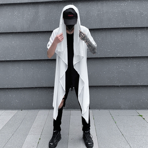 春夏男士薄款宽松衬衫个性潮流演出外套发型师服装 C23 P85图片