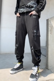 年秋冬休闲裤男机能风日系潮流炸街宽松青春束脚工装裤K863P75，男装工装外套，星座101A-3