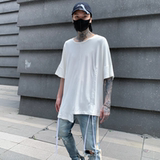 夏季男士短袖纯色圆领时尚宽松T恤抽绳青少年短袖T658P75，男装T恤，星座101A-3