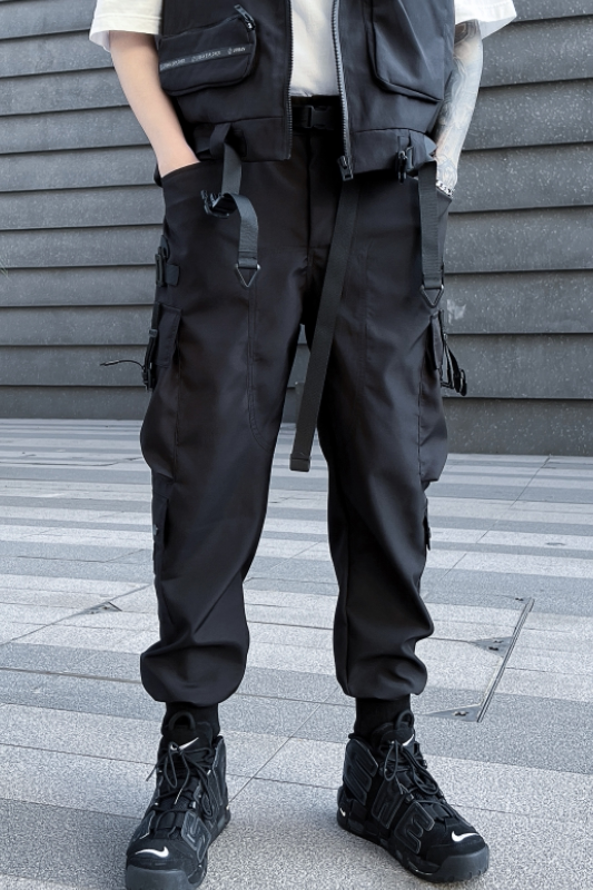 2025春季机能风工装裤男潮流宽松束脚休闲ins长裤K935P105,男装工装外套,星座101A-3