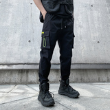 2025春夏休闲裤男机能风日系炸街青春小脚潮流工装裤子K837P55，男装工装外套，星座101A-3