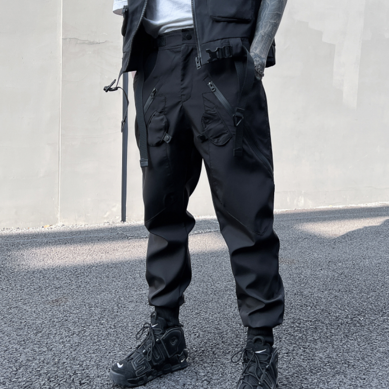 2025春季机能风伞兵工装裤男潮流宽松束脚青少年长裤K927P105,男装工装外套,星座101A-3