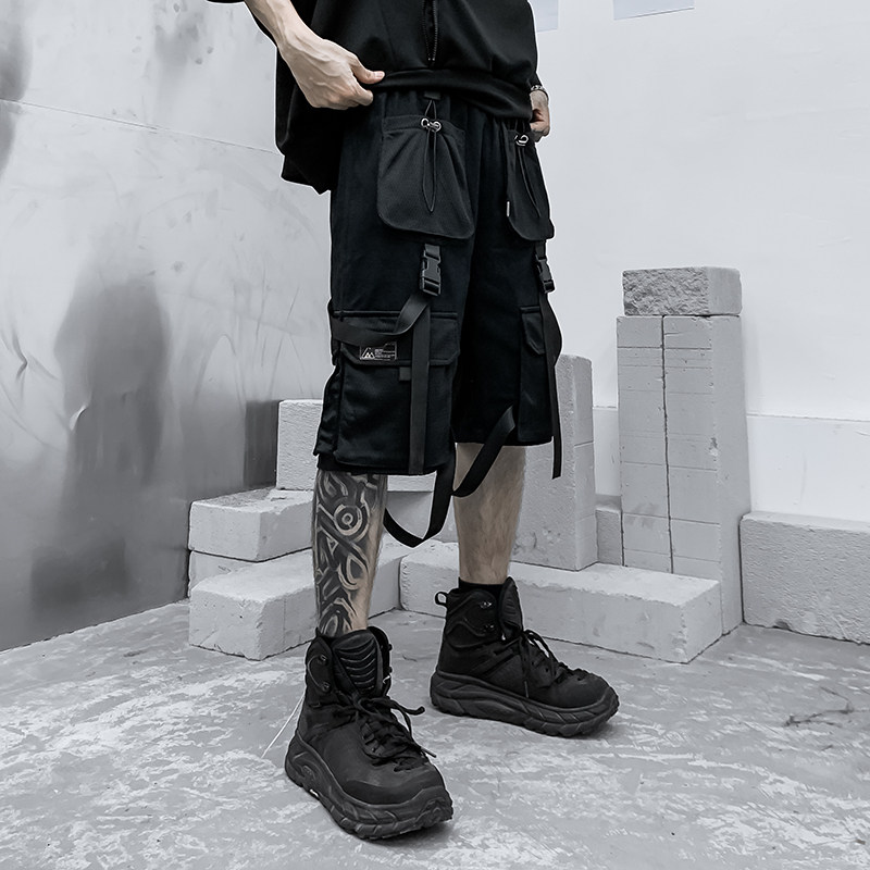 夏季男裤子潮流宽松五分裤中裤潮牌ins运动休闲裤DK06P75,男装牛仔裤,星座101A-3