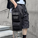 夏季伞兵机能多口袋工装短裤男宽松直筒五分裤潮流运动裤DK62P105，男装牛仔裤，星座101A-3