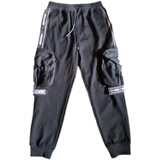 秋冬机能大口袋工装裤男抽绳小众青年潮流炸街宽松长裤K866P85，男装工装外套，星座101A-3