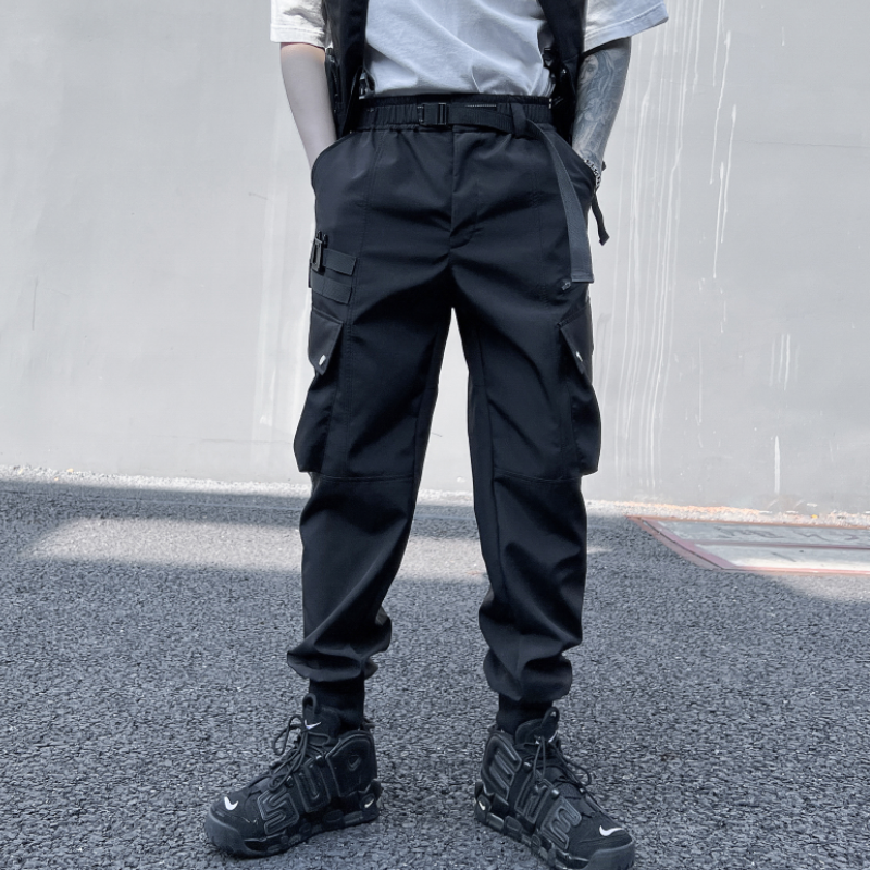 2025春季机能风伞兵工装裤男潮流宽松束脚百搭ins长裤K951P105,男装工装外套,星座101A-3