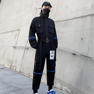 2025春夏工装机能风男士潮牌ins束脚休青春连体裤子 K906 P125图片