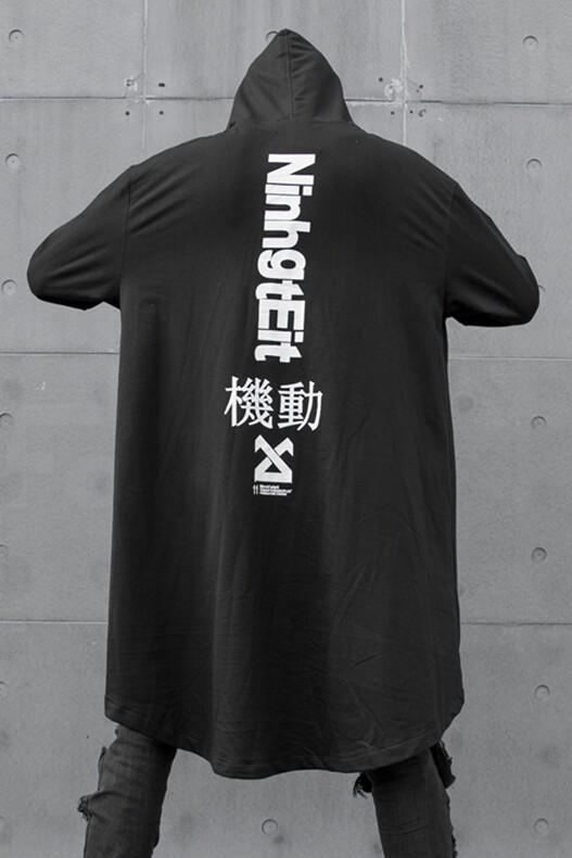 秋冬新款中长卫衣连帽套头休闲潮个性暗黑时尚外套CT689P85,女装短外套,星座101A-3