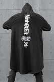 秋冬新款中长卫衣连帽套头休闲潮个性暗黑时尚外套CT689P85，女装短外套，星座101A-3