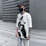 夏季男士印花短袖T恤宽松休闲圆领套头半袖上衣潮牌T693P65，男装T恤，星座101A-3